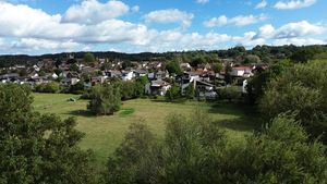 VIEW BACK ACROSS T O HOUSE- click for photo gallery